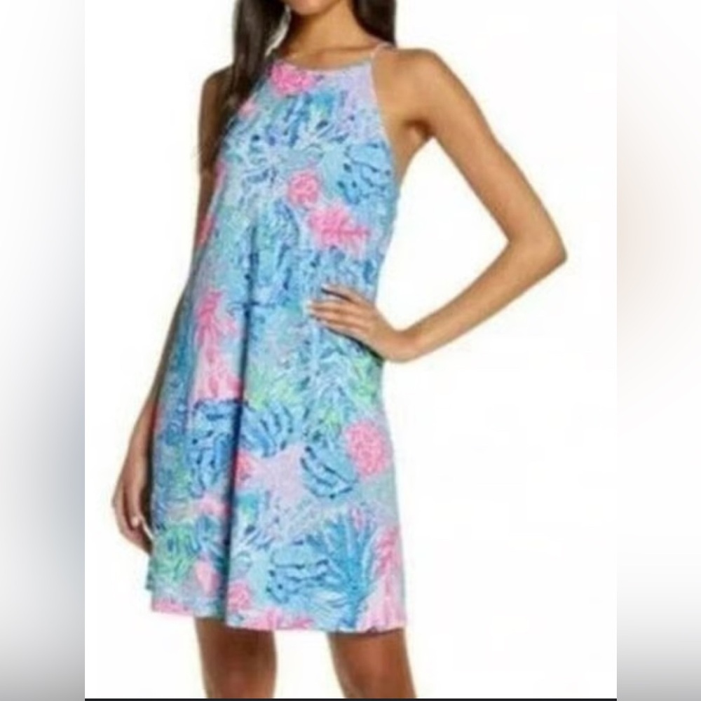 Lilly Pulitzer Margot Swing Dress in Blue Peri Pinch Pinch